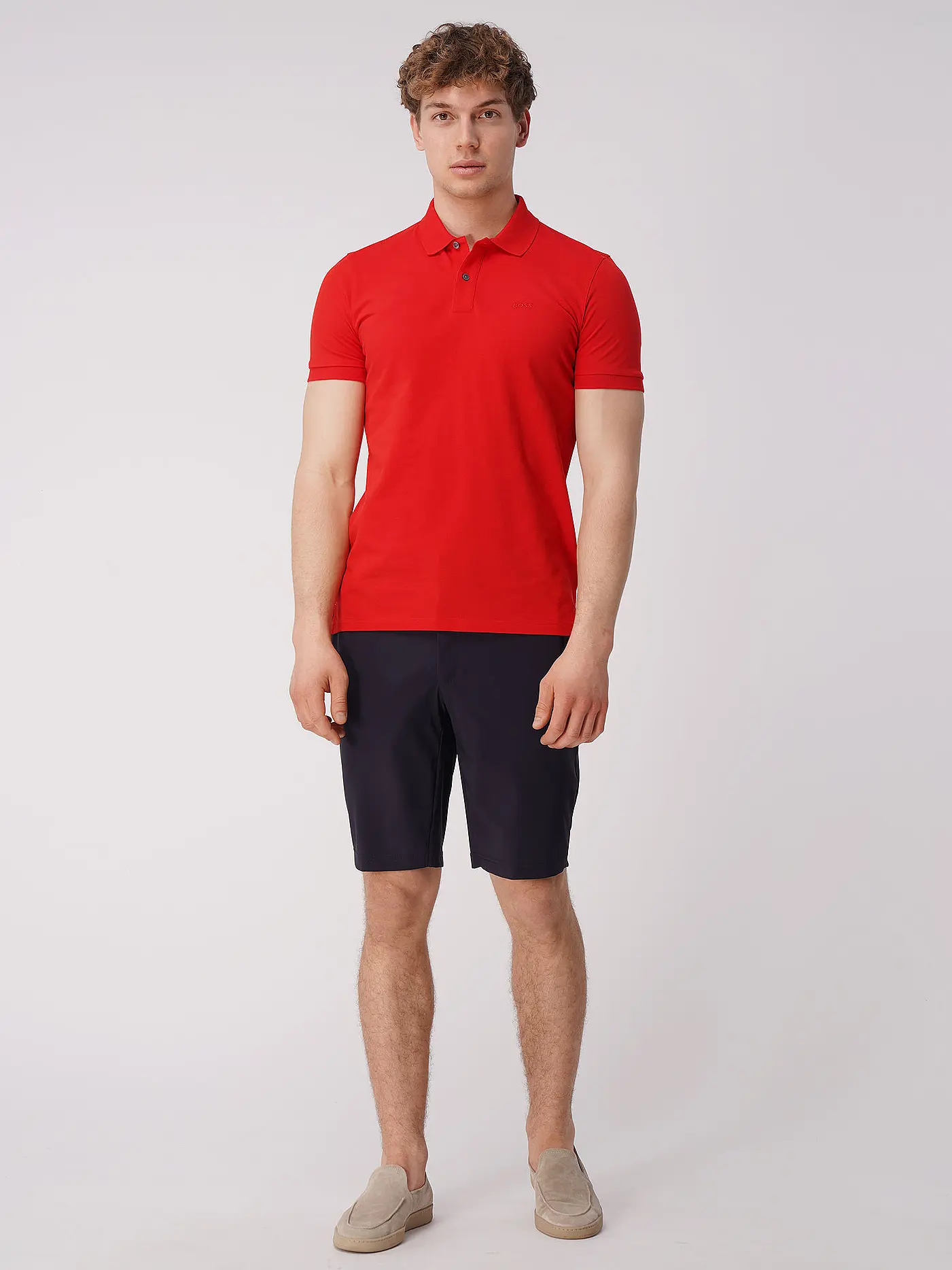 BOSS | Poloshirt Regular Fit PALLAS | rot